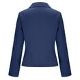 thumbnail image 5 of Rutainlusire Womens Trendy Lapel Comfy Buttoned Blazer Suit Jackets 2026 Womens Casual Blazer Long Sleeve Lapel Button Slim Work Office Blazer Jacket, 5 of 5