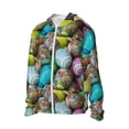 thumbnail image 2 of Rocae Easter Egg1 Print Breathable Sun Protection Hoodie Quick-Dry Lightweight Long Sleeve Hoodie Unisex Running Sports Shirt Medium, 2 of 9