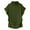 Army Green, variant on Women's Turtleneck Crewneck T-Shirt, Solid Color Short Sleeve Basic Top for Layering Everyday Casual Outfits