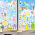 thumbnail image 5 of Japceit Easter Window Cling Stickers, Electrostatic Decals with Bunny Designs for Glass and Mirror, Reusable Static Stickers for Door, Window, and Home Decor, 5 of 8