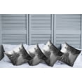 thumbnail image 2 of Ambesonne Nature Throw Pillow Cover 4 Pack, Pathway into Wilderness, 20", Black and White, 2 of 5