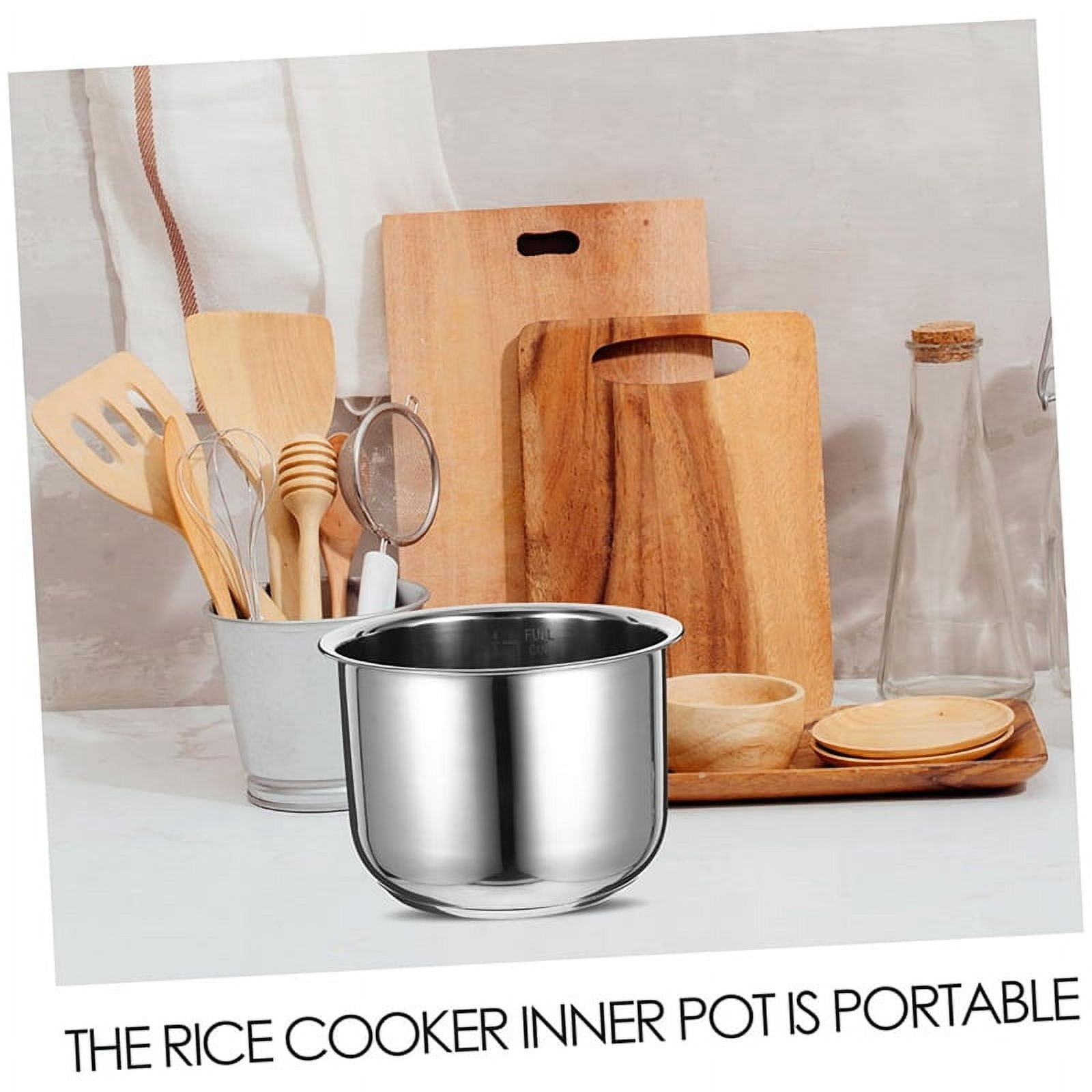 Rice Cooker Inner Tank Instant Cooker Inner Stove Rice Cooker Pot Cooking Pot Accessories Rice Cooker Stainless Steelpot