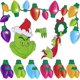 thumbnail image 2 of 30PCS Bombilla Reflectante Imán Decoraciones Navideñas para Coches para Navidad, Vacaciones, Cruceros, Puertas, Coches, Buzón, Decoración Exterior (Adornos Grinch), 2 of 4