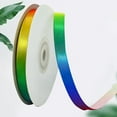 thumbnail image 3 of ORDDIART 1 Roll Rainbow Ribbon for Cake Decoration and Flower Arrangement Craft Supplies, 3 of 8