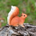 thumbnail image 6 of Cheers US 2Packs Cute Resin Garden Statue Decoration, Outdoor Lawn Yard Polyresin Animal Figurine Sculpture Ornament Dcor, Squirrel, 6 of 7