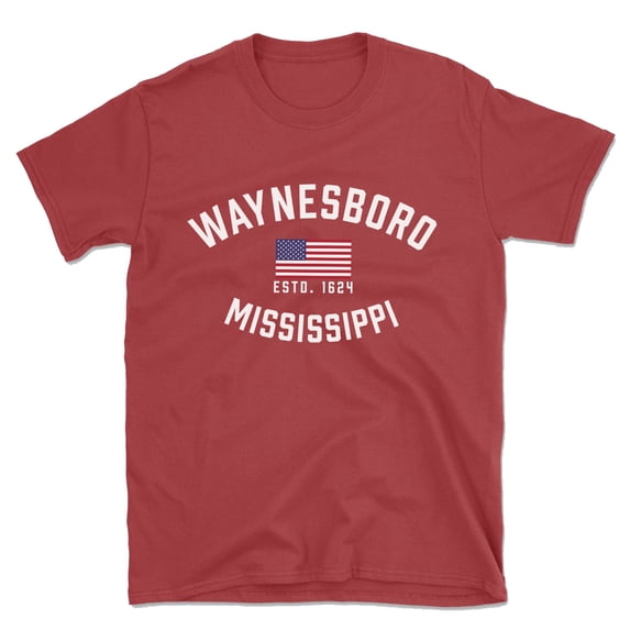 Waynesboro Mississippi Patriot Men's Cotton T-Shirt