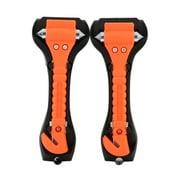 2pcs Emergency Hammer Car Window Breaker Emergency Hammer Belt Cutter Bus Safe Escape Tool Kit Emergency Hammer