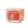 thumbnail image 3 of Yankee Candle Spiced Pumpkin Signature Votive Mini Candle Glass Jar, 1.3 oz (Pack of 4), 3 of 5