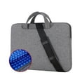 thumbnail image 2 of Laptop Bag 13.3/14/15.6 inch Water-resistant Laptop Sleeve Case Straps & Handle/Notebook Computer Case Briefcase Compatible with MacBook/Acer/Asus/Hp, Grey, 2 of 9