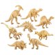 thumbnail image 2 of de salvajes s prehistóricos de oro para miniatura de acción de niñas aprendiendo juguetes de apoyo 8pcs Hugo Estatua de los dinosaurios, 2 of 10