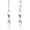 Silver, variant on 925 Sterling Silver Twisted Dangle Earrings for Women Long Dangling Earrings 14K Gold Plated Hypoallergenic Handmade Leverback Drop Dangle Earring Trendy for Women