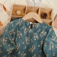 thumbnail image 6 of Jamsmile Toddler Girls Dress Autumn Floral Print Long Sleeve Party Casual Dresses Ruffle Hem With Pockets Kids Girls Sundress, 6 of 9