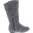 thumbnail image 6 of Kali Footwear Girls Event Jr Faux Suede Ruffle Boots, 6 of 7