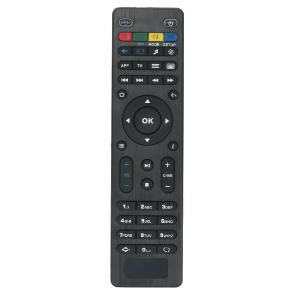 PerFascin MAG254 Remote Control with Electronics Feature for IPTV SetTop Box, Black