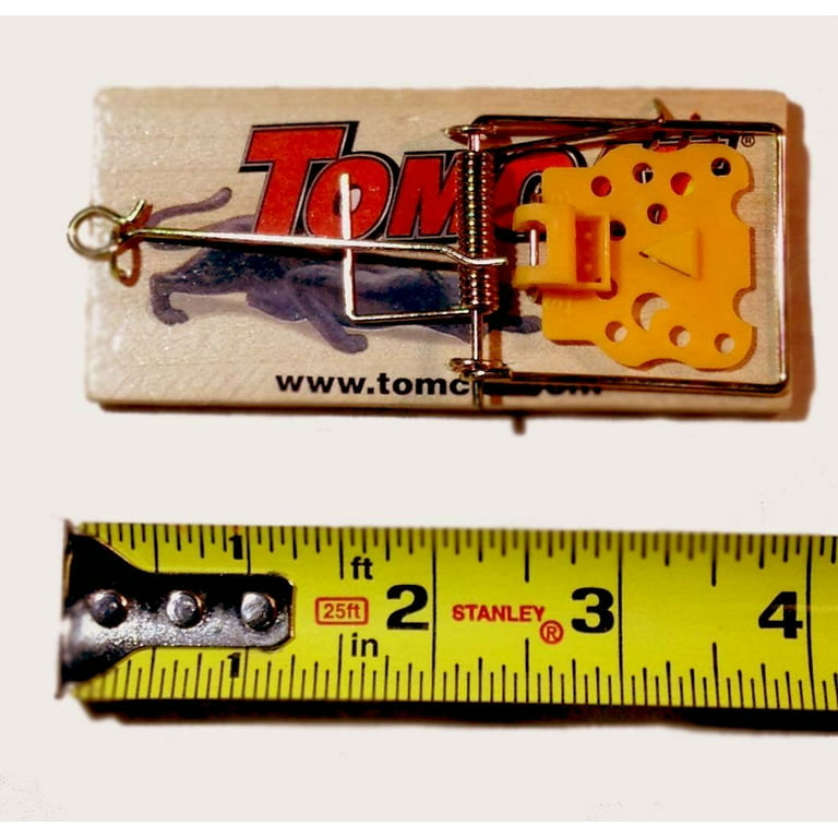 Tomcat 0373312 Deluxe Wooden Mouse Trap with Plastic Bait Pedal