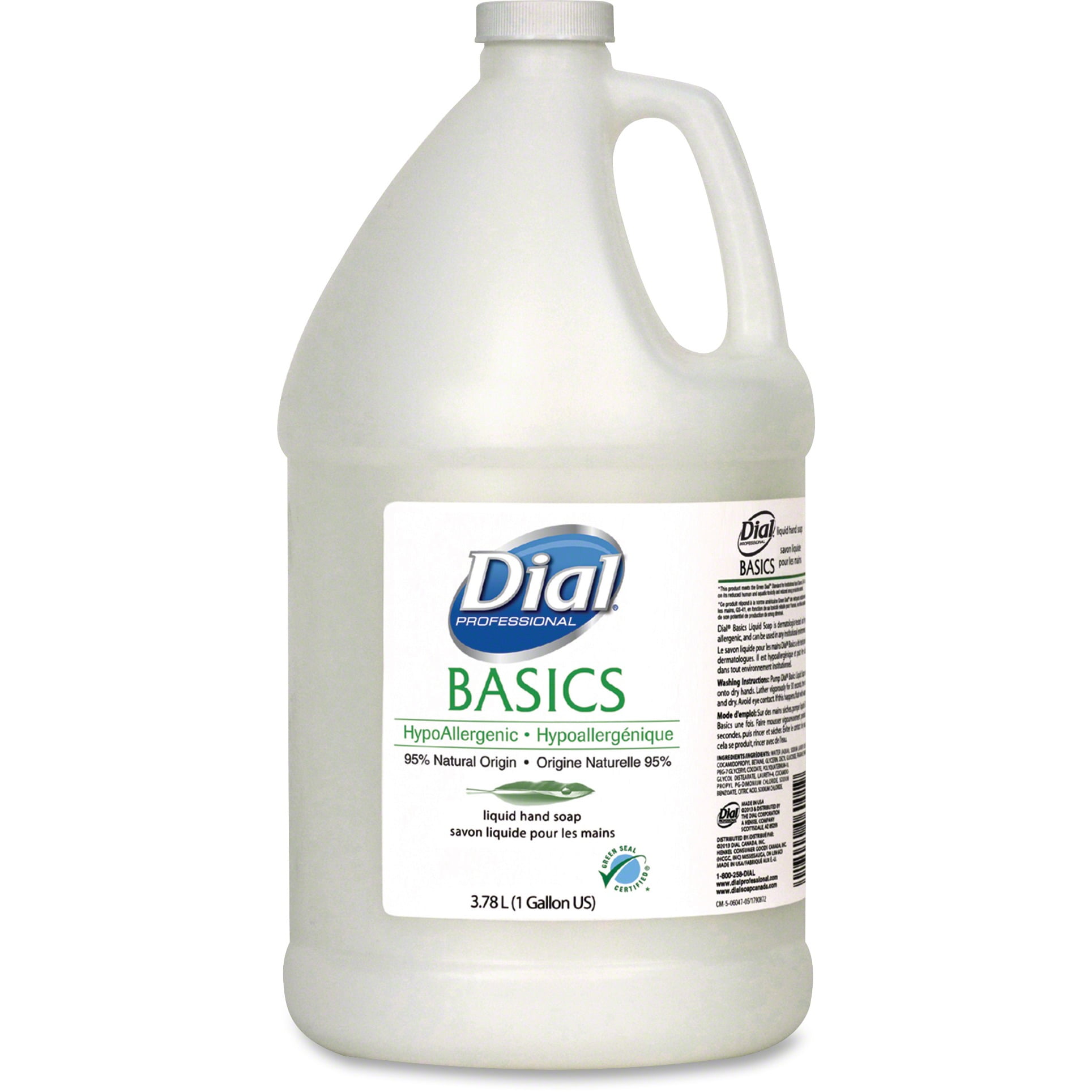 Dial, DIA06047, Basics Liquid Hand Soap Refill, 1 / Each, White