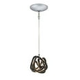 thumbnail image 5 of Jesco Lighting KIT-QAP405-WHSN Pulled Taffy White Glass Knot, Round, 5 of 7