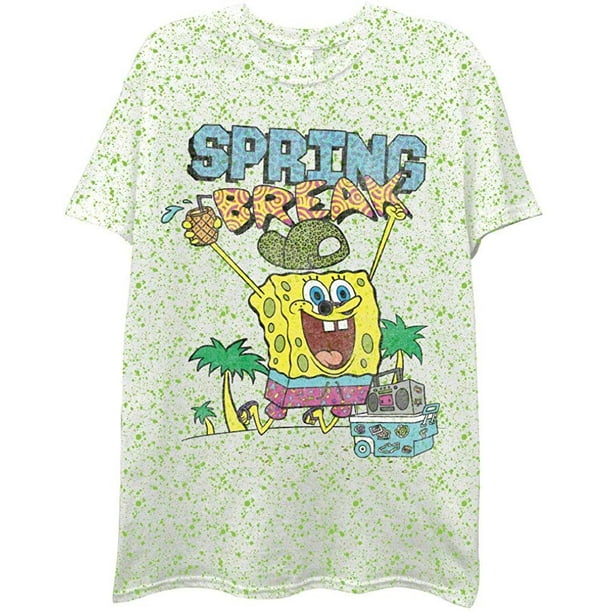 Nickelodeon Mens Spongebob Squarepants Shirt Spongebob Tee