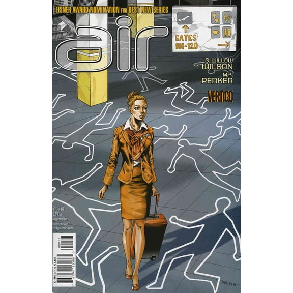 Air #9 VF ; DC/Vertigo Comic Book