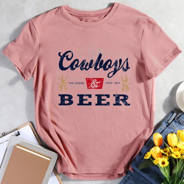 Pink Cowboys & Beer Tee