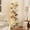 White, variant on Casacomoda 8 Tier Tree Bookshelf, Bookcase with LED Lights, Display Floor Standing Storage Shelf, Book Organizer Shelves for Home Office, Living Room, Vintage