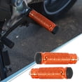 thumbnail image 3 of 1 Pares Naranja Universal Motocicleta Bicicleta Clavijas Reposapiés Pedal, 3 of 6