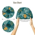 thumbnail image 5 of Kdxio Tropical Leaves Pattern Satin Bonnet Silk Bonnet Hair Bonnet for Sleeping Hair Bonnets for Women Curly Natural Hair, 5 of 6