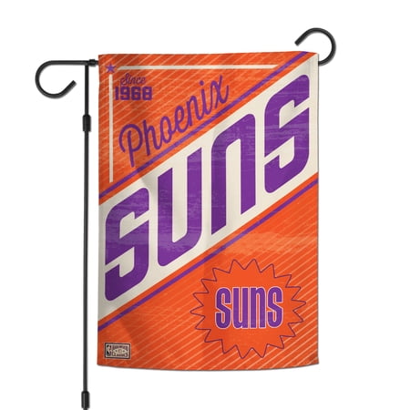 WinCraft Phoenix Suns 12 x 18 Hardwood Classics Double-Sided Garden Flag