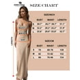 thumbnail image 4 of Edolynsa Knit Backless Maxi Beach Dresses for Women Crochet Sleeveless Bodycon Club Dress Swimsuit Cover ups Summer Outfits, 4 of 8