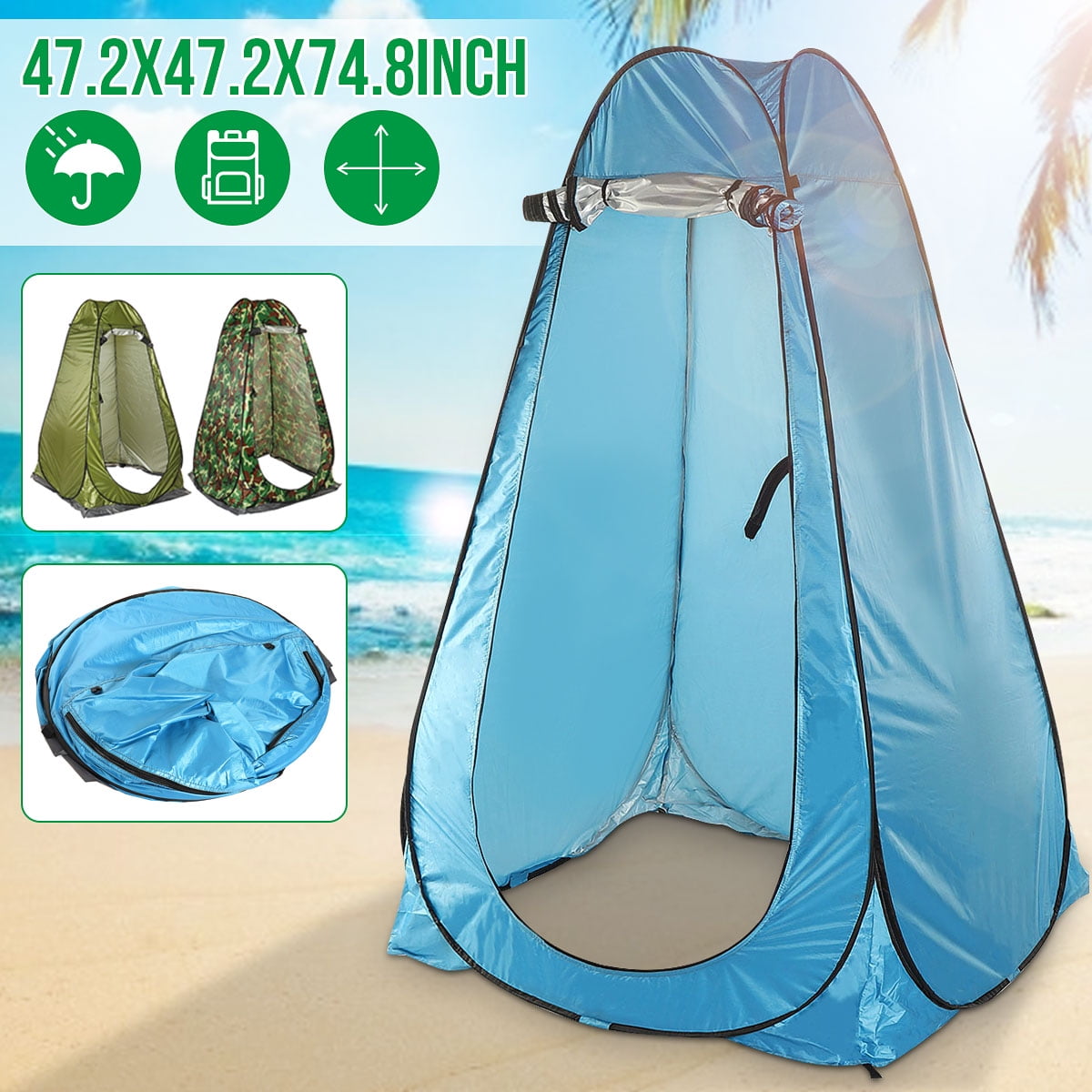 Outdoor Portable Instant Pop Up Tent Camping Shower Toilet Privacy Changing Room 