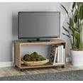 Mainstays TV Cart for Flatscreen TVs up to 32", Rustic Weathered Oak