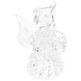 thumbnail image 4 of Adorno colgante de ángel transparente para bodas y fiestas (1 unidad). Elegante decoración de cristal., 4 of 7