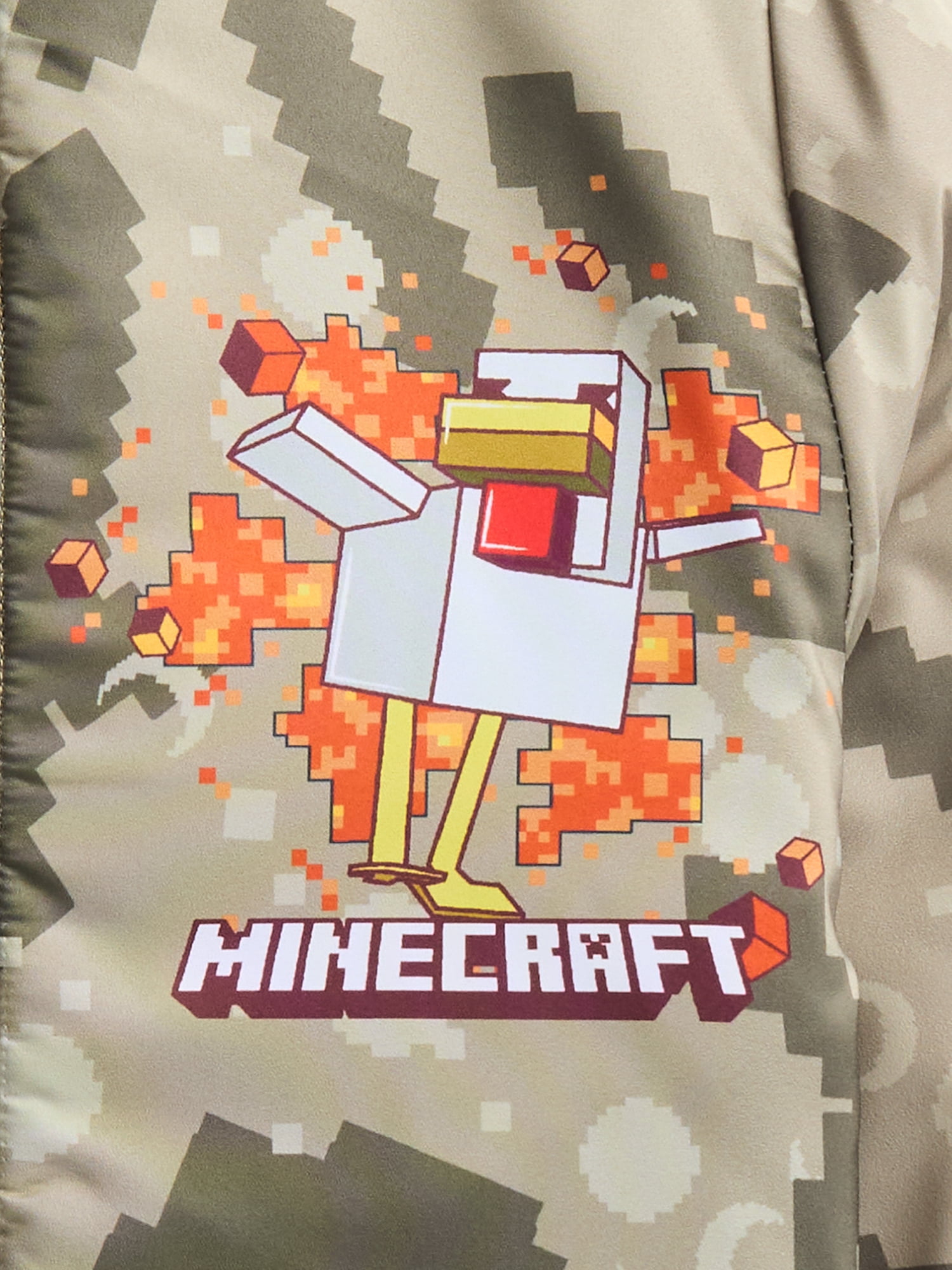 Minecraft Boys Jacket with Long Sleeves, Sizes 4-12