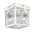 thumbnail image 2 of Hudson Valley  Calvin 1-light Polished Nickel LED Flush Mount, 2 of 2