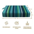 thumbnail image 6 of Stripe Poolside Premium Dining Seat Cushion (2-Pack), 6 of 8