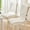 32#White, variant on Chair Cushion with Non-Slip Back and Adjustable Strap, All-Season Polyester Seat Pad for Dining Chair Sofa Car, Washable Home Office Travel Comfort Cushion