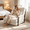 White, variant on 3-in-1 Convertible Sleeper Chair Bed, Teddy Fleece Single Recliner Sofa with Pillow, Fold Out Lounge Couch for Living Room Bedroom Small Space