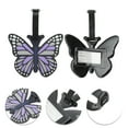 thumbnail image 3 of Unique Bargains 1 Pc Butterfly Luggage Tag for Travelling Purple Soft Rubber, 3 of 5