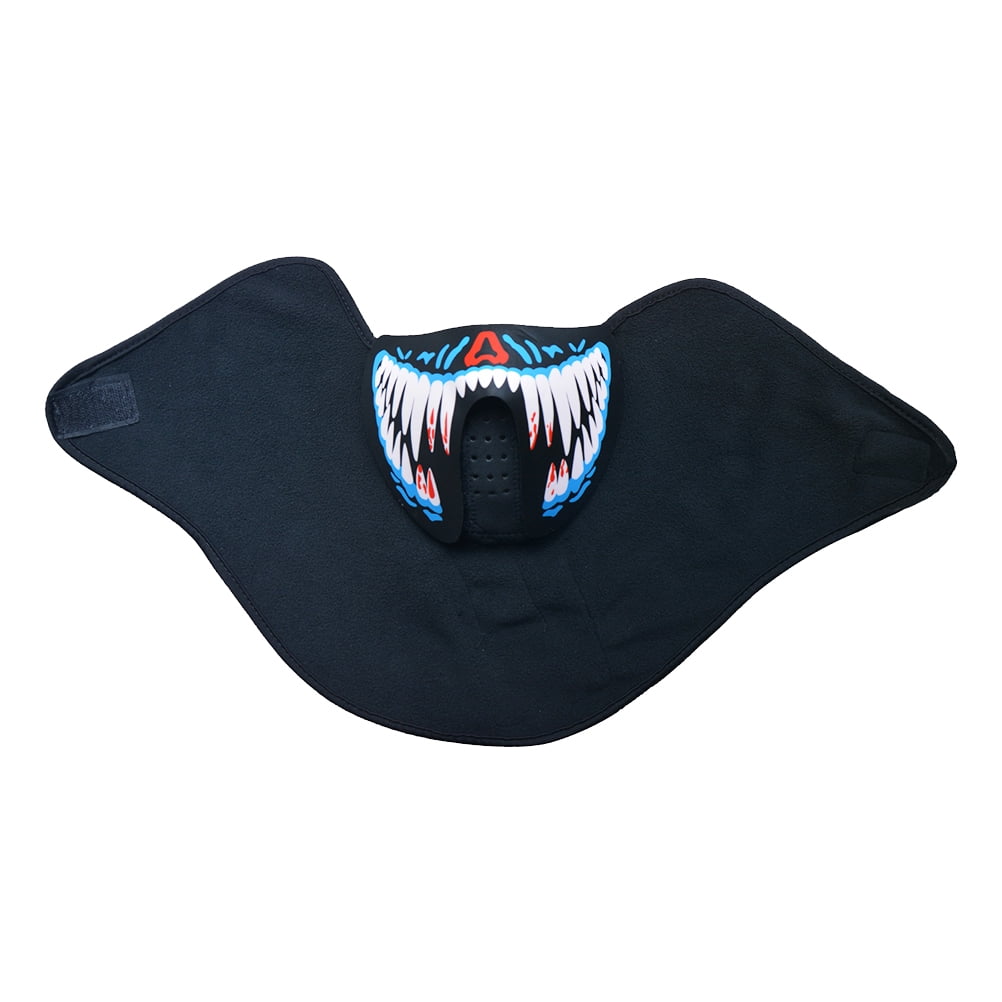 Wire Glowing Mask Luminous Voice Control LED Light Up Cool Masks for Festival Party Show