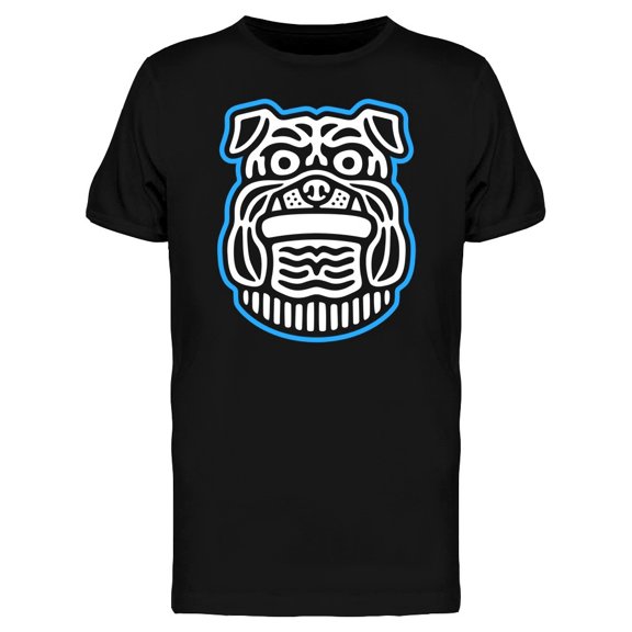 Staring Bulldog Outline Tee Men's -Image by Shutterstock
