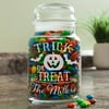 Personalized Trick Or Treat Glass Jar