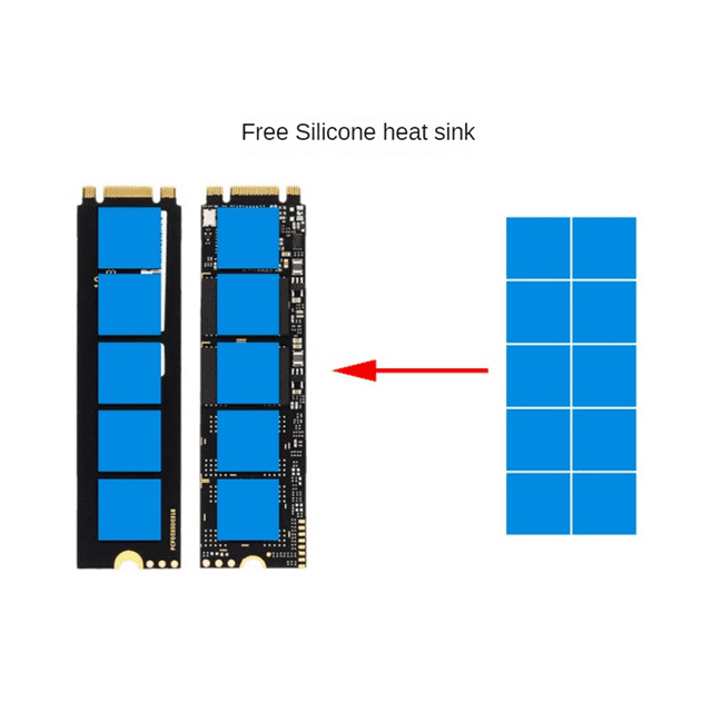 M.2 NVMe SSD Enclosure 20Gbps USB 3.0 Type C PCIe External Case USB3 M2 Storage Box Cover Solid State Hard Drive Disk,A