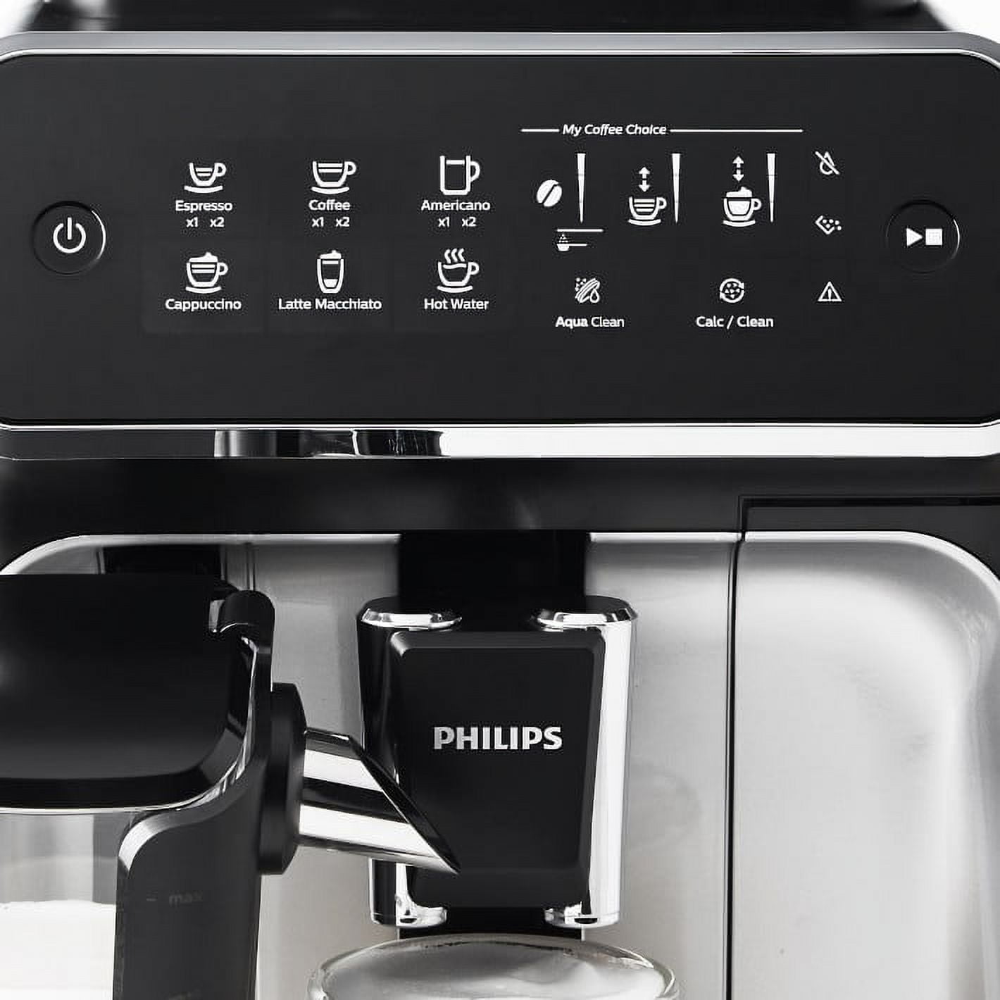 Philips 3200 Series Fully Automatic Espresso Machine with LatteGo Milk  Frother and Iced Coffee, 5 Coffee Varieties Black EP3241/74 - Best Buy