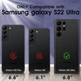 thumbnail image 2 of Samsung Galaxy S22 Ultra Case, Galaxy S22 Ultra Case with HD Screen Protector, [Military Grade] Shockproof Protection Case with 360° Magnetic Ring Holder Kickstand for Samsung S22 Ultra, Blue, 2 of 16