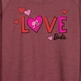 thumbnail image 3 of Barbie - Patterned Love - Women's Lightweight French Terry Long Sleeve Shirt, 3 of 5