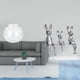 thumbnail image 2 of Acuario de escritorio,Pecera pequeña transparente,pecera,jarrón,mesa,Escultura de figura,Estatua sentada Figura Escultura Adorno,Estatuas de conejos en miniatura para decoración de interiores, 2 of 8