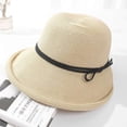 thumbnail image 3 of Shenmeida Sun Hats for Women UV Wide Brim Foldable Curled Edge Straw Beach Fisherman Hat, 3 of 3
