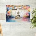 thumbnail image 2 of Happy Birthday to American Shorthair Kitten Party Balloons Cake Horizontal Matte Canvas Poster Cat Lover Kitten Owner Gifts Wall Art Home Decor - 00027, 2 of 5