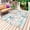 Red Teal Grey, variant on Teal Red Jellyfish Coastal Outdoor Rug 5x8 Ft - Reversible Patio Rug Outdoor Camping Rugs, Nautical Beach Coral Starfish Indoor Outdoor Area Rugs, Non-Slip Outdoor Carpet Runner for Deck/Porch