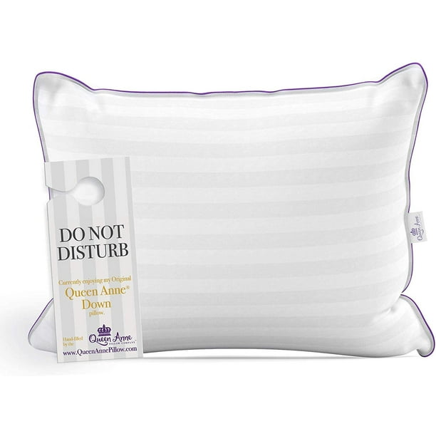 Queen Anne The Original Pillow Famous 100 European White Goose And